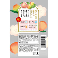 ウメカク 果実仕立ての梅酒カクテル もも 500ml 1本　サッポロ　リキュール