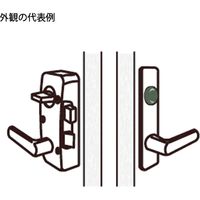 AGENT(エージェント) ディンプルキーMIWA取替シリンダー(鍵5本付) シルバー LS5-RA 大黒製作所 1セット（直送品）