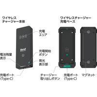イチネンアクセス ワイヤレスチャージャー BWL-WC1001RC 87254 1個（直送品）