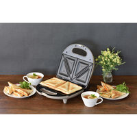 和平フレイズ ラノー ホットサンドメーカーW(ステンレス) MJ-0643 1個（直送品）