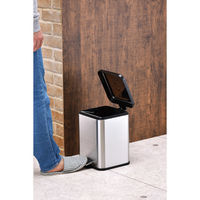 和平フレイズ マイトラッシュ2 ステンレス角型ペダルペール6L MJ-0669 1個