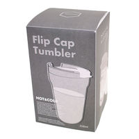 グローバルアロー ロッコ フリップキャップタンブラー350ml K04-8337 ROCCO Flip Cap Tumbler GY 1個（直送品）