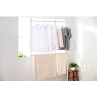 アイリスオーヤマ 突っ張りワードローブ ホワイト TWR2-1350 1台