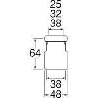 SANEI クリーンアダプター H70-210-32A 1個（直送品）