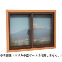 光 簡易内窓用フレーム&レールキット 中窓用Pセット ダークオーク(防カビ・抗菌剤入り) PTK-P 1セット 65-5683-74（直送品）