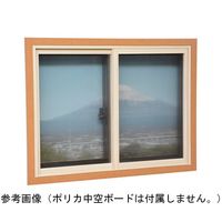 光 簡易内窓用フレーム&レールキット ベランダ・大きい窓用Qセット ライトオーク(防カビ・抗菌剤入り) PTK-Q 1セット（直送品）