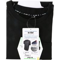 藤原産業 NEOCROWS ハイブリットショートスリーブ ブラック Lサイズ 202112BKーL 1セット(3枚)（直送品）