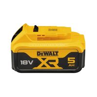 ポップリベット・ファスナー DEWALT デウォルト 18V 5.0Ah XRシリーズ リチウムイオンバッテリー DCB184ーJP 1個（直送品）