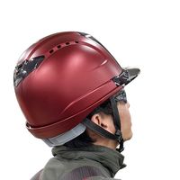 藤原産業 TOYO メタリックマットヘルメット NO.391FSMMRD 1個（直送品）