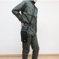 中林製作所 冒険倶楽部 ワーカーズレーベル 反射ライン付小物ケース 蓋あり カラビナ付 RFー128 1セット(2個)（直送品）