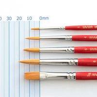 ターレンス ジャパン ヴァンゴッホ ミニビジュアル筆 5本セット WVMー5 ナイロン羊毛混 410537 1個（直送品）