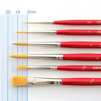 ターレンス ジャパン ヴァンゴッホ ビジュアル筆 6本セットA GWVー6Aセット ナイロン羊毛混 472990 1個（直送品）