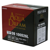 AQUA DREAM 国産車用 充電制御車対応バッテリー DIAMOND BATTERY DB-100D26L 1個（直送品）