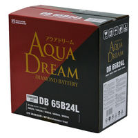 AQUA DREAM 国産車用 充電制御車対応バッテリー DIAMOND BATTERY DB-65B24L 1個（直送品）