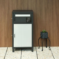 MOJYU エリア 宅配ボックス付ポスト ディムグレー 1台（直送品）