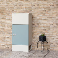 MOJYU ガイオ 宅配ボックス ブルーグレー 1台（直送品）