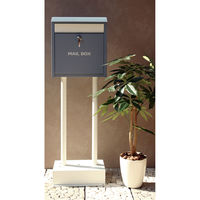 MOJYU オルガ スタンドポスト ラベンダーブルー 1台（直送品）