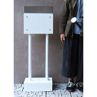 MOJYU ローザ スタンドポスト ホワイト 1台（直送品）