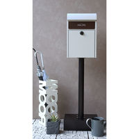 MOJYU ジルダ スタンドポスト グレージュ 1台（直送品）