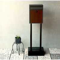 MOJYU シャノン スタンドポスト ダークグレー 1台（直送品）