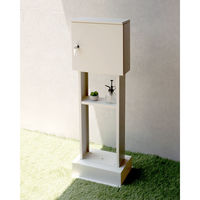 MOJYU アルダ スタンドポスト グレージュ 1台（直送品）