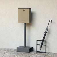 MOJYU ジーノ スタンドポスト ミルクティーベージュ 1台（直送品）