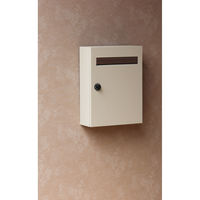 MOJYU エンツォ 壁掛けポスト グレージュ 1台（直送品）