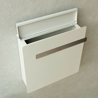 MOJYU カスト 壁掛けポスト グレージュ 1台（直送品）