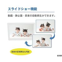 ブロードウォッチ 13.3インチ お手軽デジタルサイネージモニター 表示・広告兼用 LCD-FM13 1台 69-6319-39（直送品）