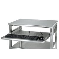 サカエ クリーンルーム用パソコンスタンド(スライド棚仕様) CRP4-6510SD 1台（直送品）