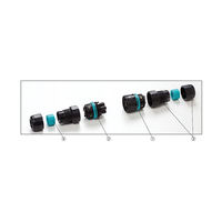 タカチ電機工業 THB387型プラグ式防水中継コネクター Φ7~Φ12 4P THB387-4P 1個 63-3032-26（直送品）