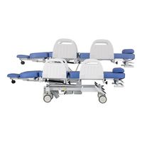 アズワン 移動式検査台(GRACEII(グレイス2))バッテリー無し・フットスイッチ無し ライトブルー TR-A03-PB 1個（直送品）