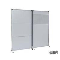 アズワン 抗菌パーテーション(光透過性中空パネル) 自立 1800 透明窓付きフラット 7-9893-07 1個（直送品）