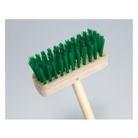 カウネット 細かいところも磨きやすい先割れデッキブラシ 43785100 1本 64-9365-45（直送品）