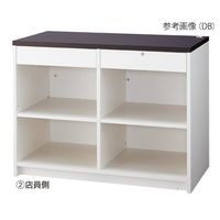 アズワン バイカラーカウンター W1200 天板RUS 63-3375-57 1台（直送品）