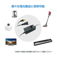 ブロードウォッチ 3V~24V 可変電源アダプター(ディスプレイ付き) AC-DC3-24D 1個 69-8714-37（直送品）