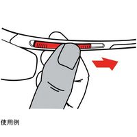 ハネウェル 保護メガネ ADAPTEC 標準幅 赤×黒 クリアレンズ 1個入 T5900LTKHS 1個 60-4120-01（直送品）