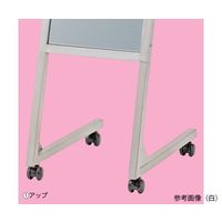 アズワン L字脚ミラー キャスター付 黒 63-3373-56 1台（直送品）