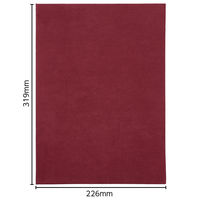 アーテック 証書ファイル スエード A パッド無 えんじ 118840 1セット(1冊×2)（直送品）