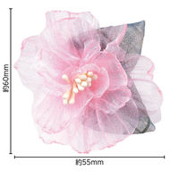 アーテック コサージュ レースフラワー ピンク 118863 1セット(1個×6)（直送品）