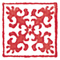 アーテック 木柄スタンプ10 ワールドファブリック トルコタイル3 74757 1セット(1個×4)（直送品）