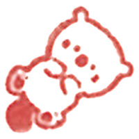 アーテック 木柄スタンプ10 ゆるいどうぶつ らっこ 74764 1セット(1個×4)（直送品）