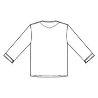 サーヴォ 【男性用】衿なし・七分袖調理衣 3L SV319 1着（直送品）