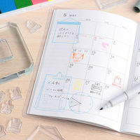 アーテック スケジュール帳用クリアスタンプ 74600 1セット(1個×2)（直送品）