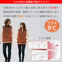 ベストアンサー aut-074-huku-2l ヒートベスト2025年モデル 服のみ 2Lサイズ 1セット（直送品）