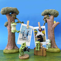 ティーライフ コポー マルチスタンド ツリー カップル カエル 置物 467528 1個（直送品）