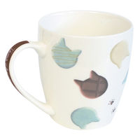 ノアファミリー マグカップ 250ml たまショコラ 磁器 ミントグリーン 473204 1個（直送品）