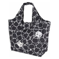 ノアファミリー エコバッグ モノたま Sサイズ 面テープ止め ブラック 476636 1個（直送品）