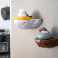 ビッテ 輪ゴム掛け 輪ゴムホルダー トリの巣 マグネット biite 鳥 シマエナガ 485803 1個（直送品）