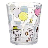 スケーター コップ 280ml アクリルコップ スヌーピー バルーン クリア 490029 1個（直送品）